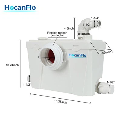 Pompa per acque luride ad alta efficienza energetica facile da installare per seminterrato